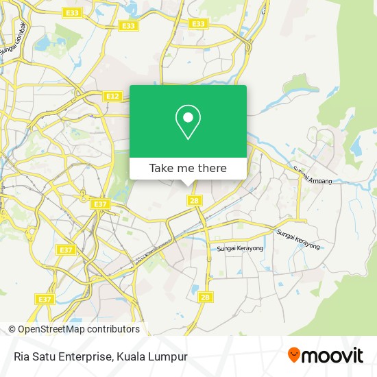 Ria Satu Enterprise map