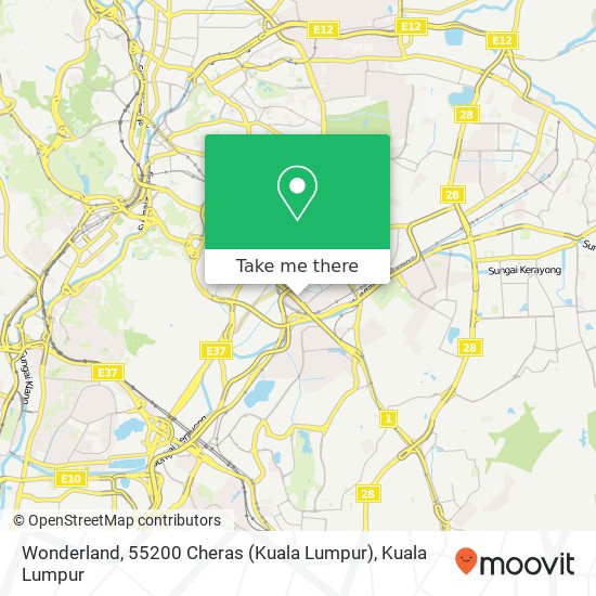 Peta Wonderland, 55200 Cheras (Kuala Lumpur)