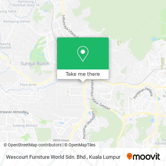 Wescourt Furniture World Sdn. Bhd. map
