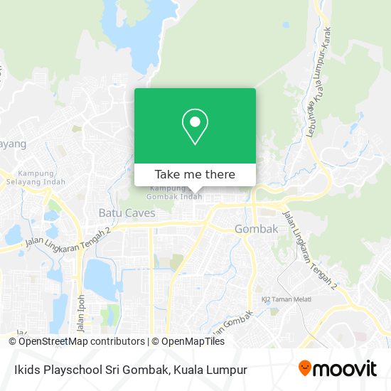 Ikids Playschool Sri Gombak map