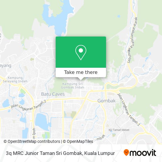 3q MRC Junior Taman Sri Gombak map