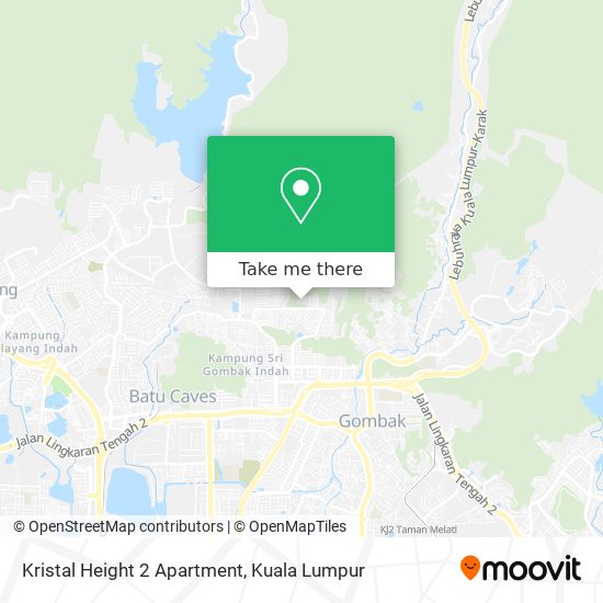 Kristal Height 2 Apartment map