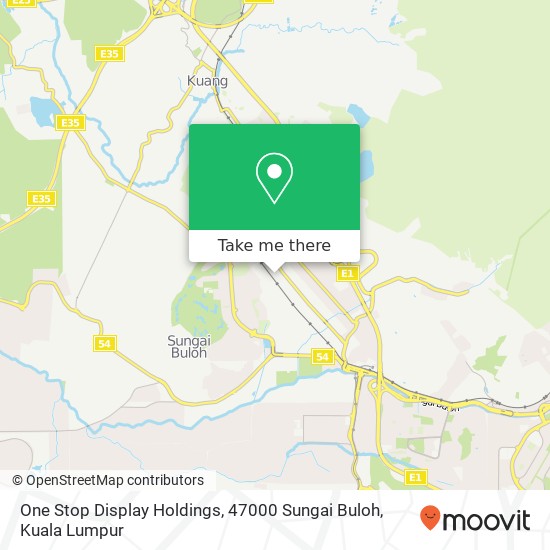 One Stop Display Holdings, 47000 Sungai Buloh map