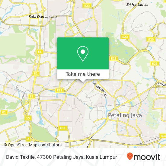 David Textile, 47300 Petaling Jaya map