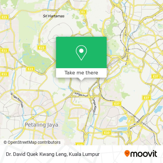 Dr. David Quek Kwang Leng map