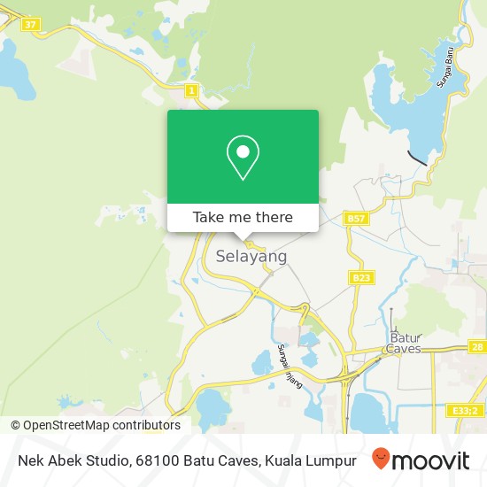 Nek Abek Studio, 68100 Batu Caves map