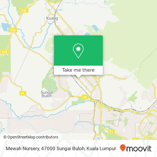 Peta Mewah Nursery, 47000 Sungai Buloh