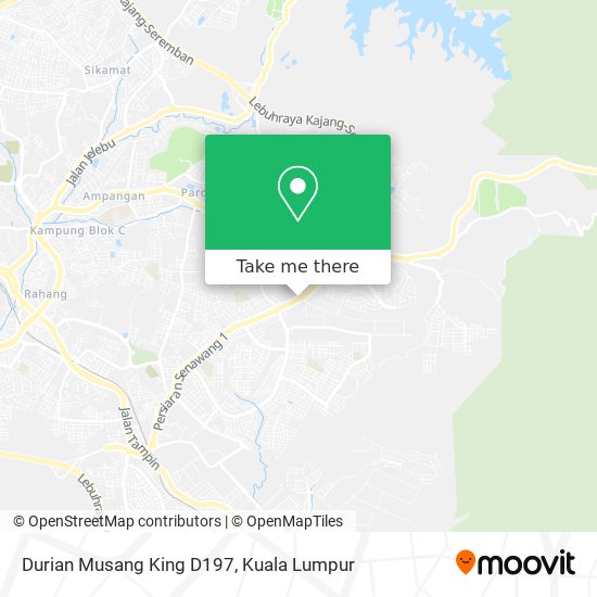 Durian Musang King D197 map