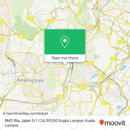 RM2 Ria, Jalan 5 / 112A 59200 Kuala Lumpur map