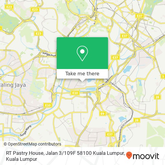 RT Pastry House, Jalan 3 / 109F 58100 Kuala Lumpur map