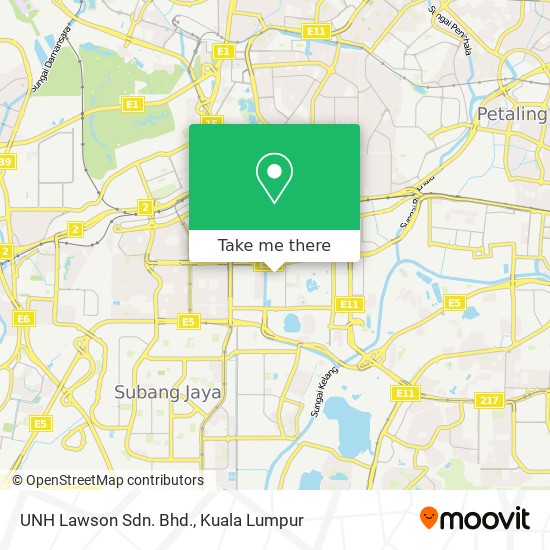 UNH Lawson Sdn. Bhd. map