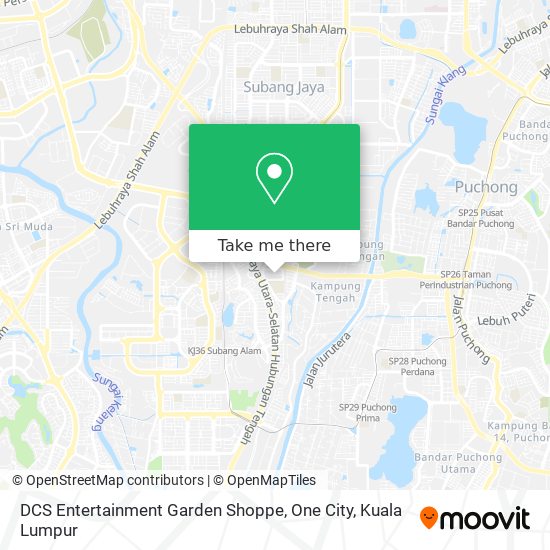 DCS Entertainment Garden Shoppe, One City map