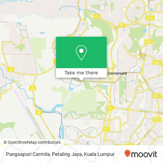 Pangsapuri Carmila, Petaling Jaya map