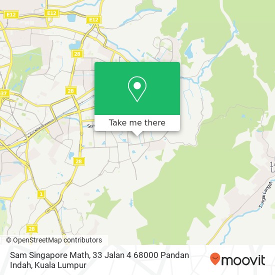 Sam Singapore Math, 33 Jalan 4 68000 Pandan Indah map