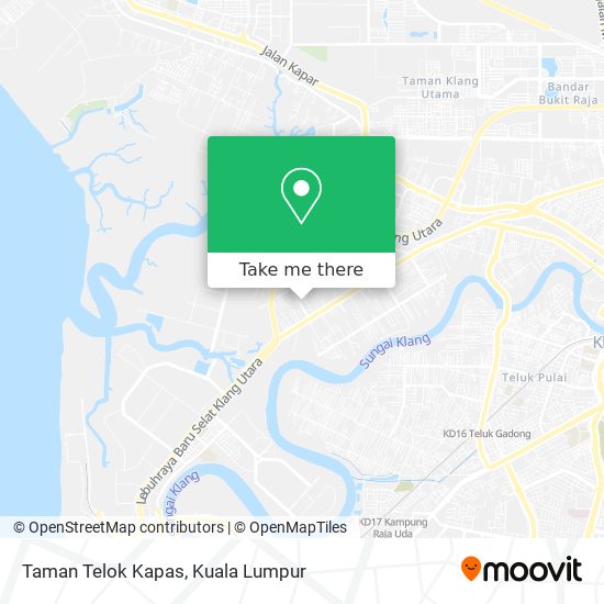 Taman Telok Kapas map