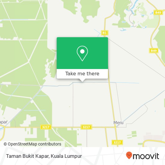 Taman Bukit Kapar map