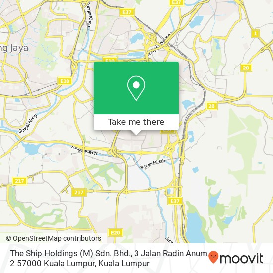 The Ship Holdings (M) Sdn. Bhd., 3 Jalan Radin Anum 2 57000 Kuala Lumpur map