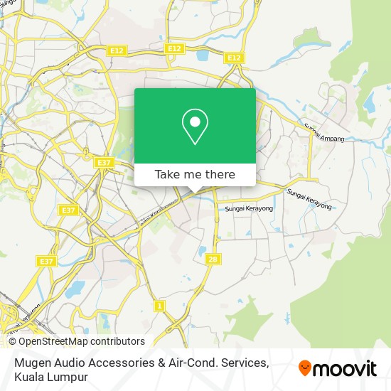 Mugen Audio Accessories & Air-Cond. Services map