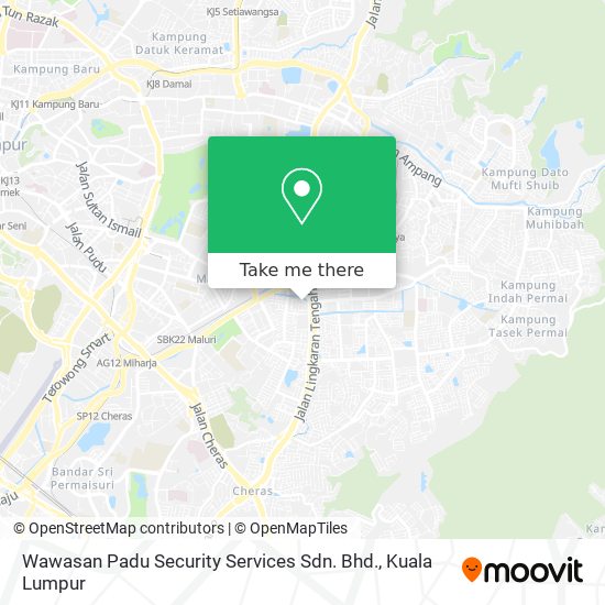 Wawasan Padu Security Services Sdn. Bhd. map