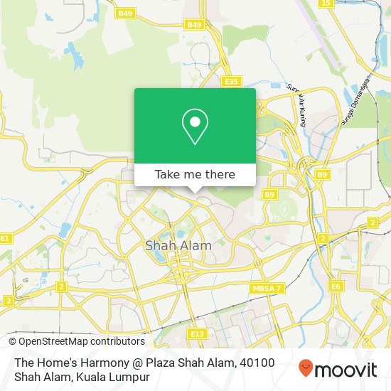 The Home's Harmony @ Plaza Shah Alam, 40100 Shah Alam map