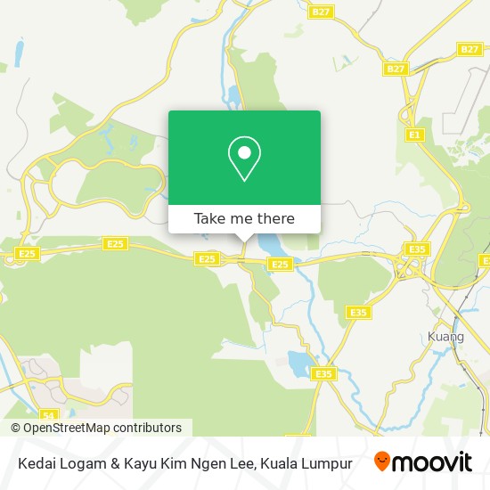 Peta Kedai Logam & Kayu Kim Ngen Lee