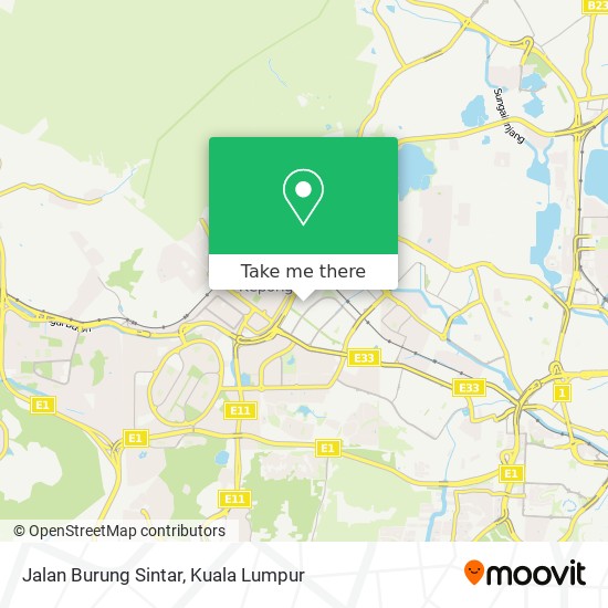 Jalan Burung Sintar map