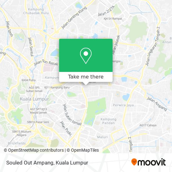 Souled Out Ampang map