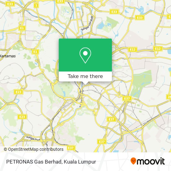 PETRONAS Gas Berhad map