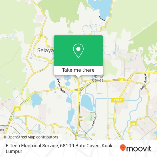 E Tech Electrical Service, 68100 Batu Caves map