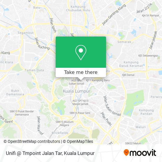 Unifi @ Tmpoint Jalan Tar map