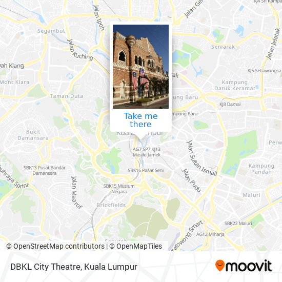 DBKL City Theatre map
