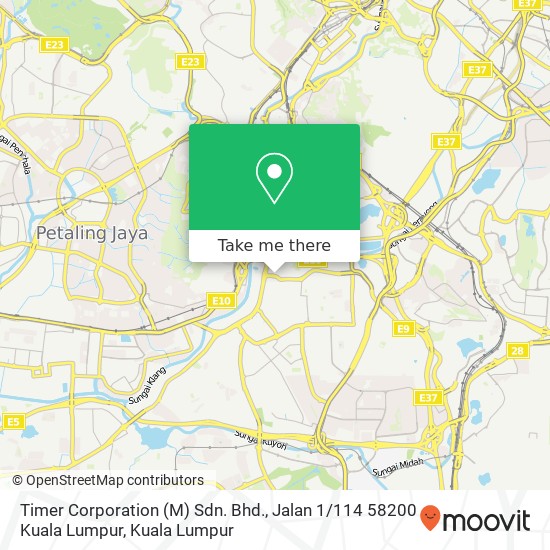 Peta Timer Corporation (M) Sdn. Bhd., Jalan 1 / 114 58200 Kuala Lumpur