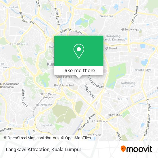 Langkawi Attraction map