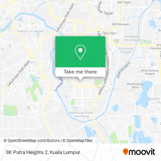 SK Putra Heights 2 map