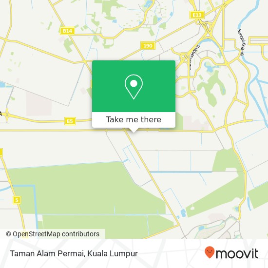 Peta Taman Alam Permai