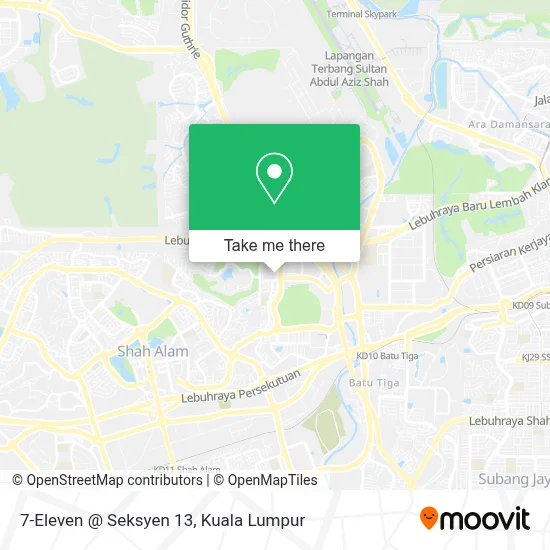 7-Eleven @ Seksyen 13 map