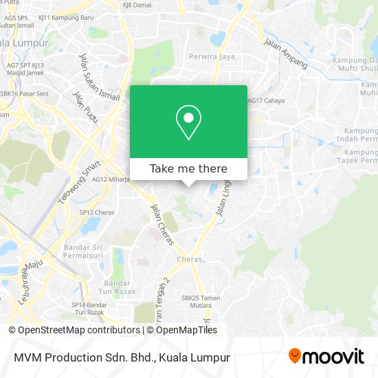 MVM Production Sdn. Bhd. map