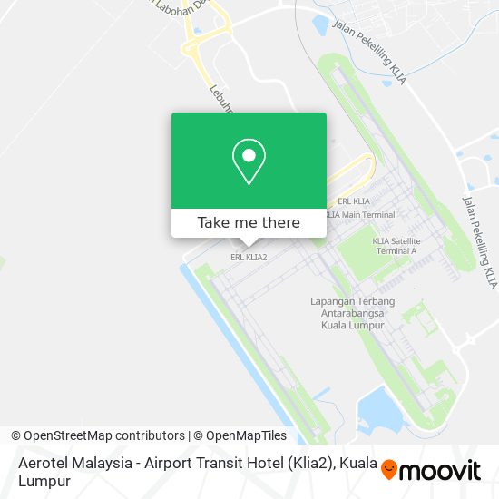 Peta Aerotel Malaysia - Airport Transit Hotel (Klia2)
