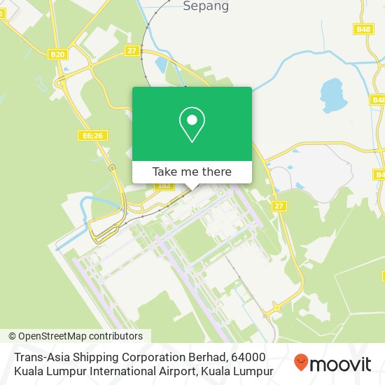 Trans-Asia Shipping Corporation Berhad, 64000 Kuala Lumpur International Airport map