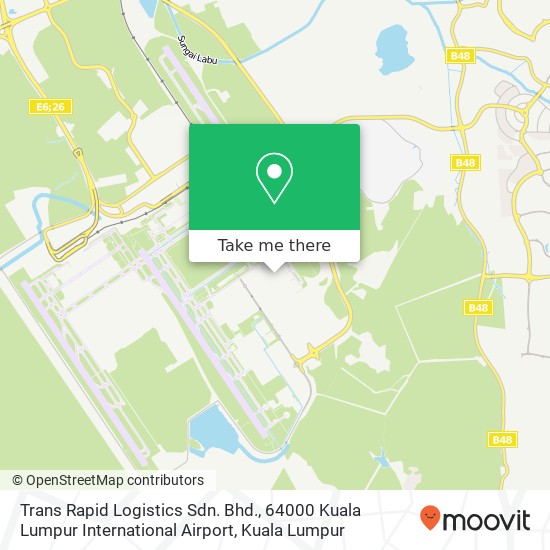 Trans Rapid Logistics Sdn. Bhd., 64000 Kuala Lumpur International Airport map