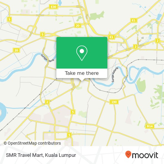 SMR Travel Mart map