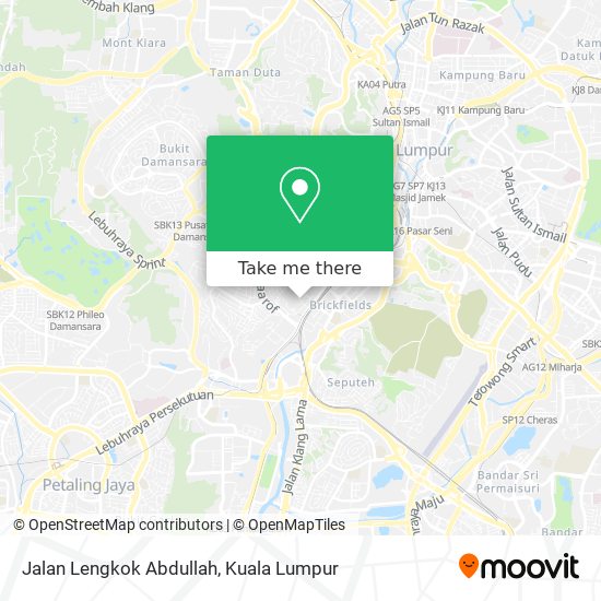 Jalan Lengkok Abdullah map