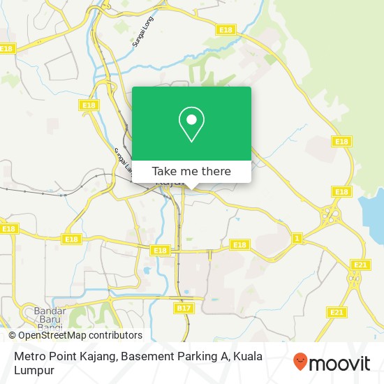 Metro Point Kajang, Basement Parking A map