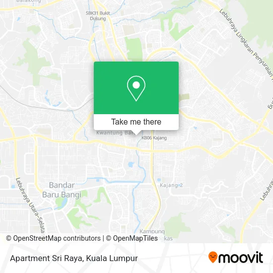 Apartment Sri Raya map