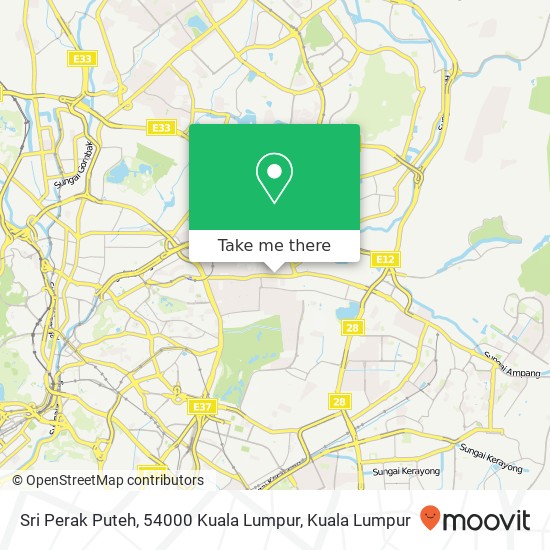 Sri Perak Puteh, 54000 Kuala Lumpur map