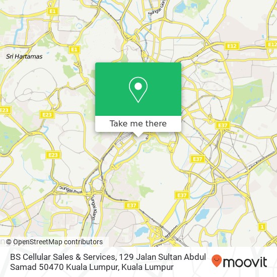 BS Cellular Sales & Services, 129 Jalan Sultan Abdul Samad 50470 Kuala Lumpur map