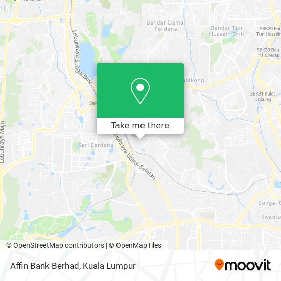 Affin Bank Berhad map