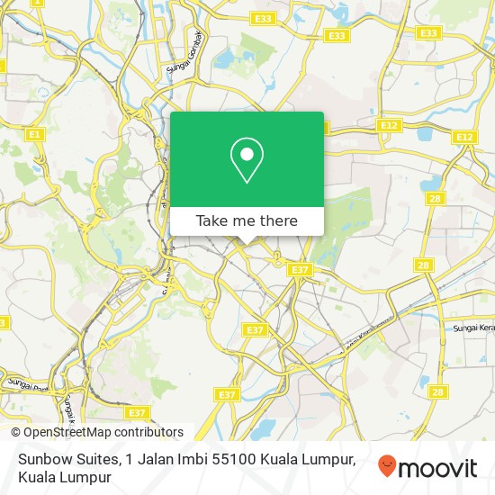 Sunbow Suites, 1 Jalan Imbi 55100 Kuala Lumpur map