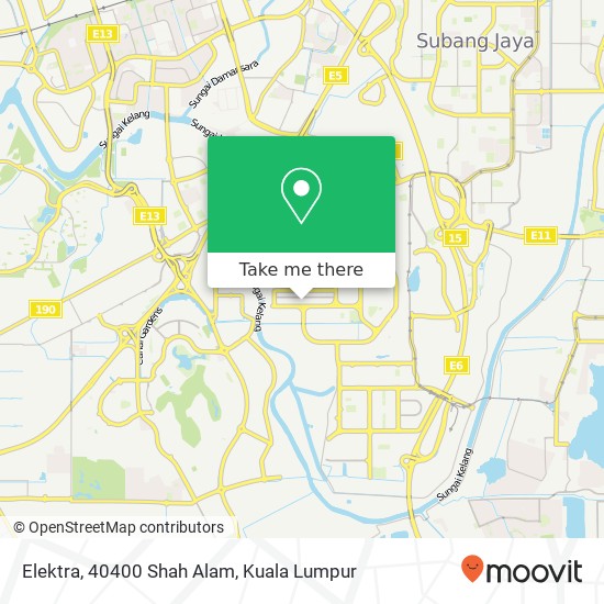 Elektra, 40400 Shah Alam map