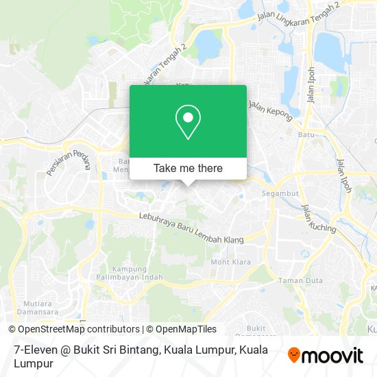 7-Eleven @ Bukit Sri Bintang, Kuala Lumpur map